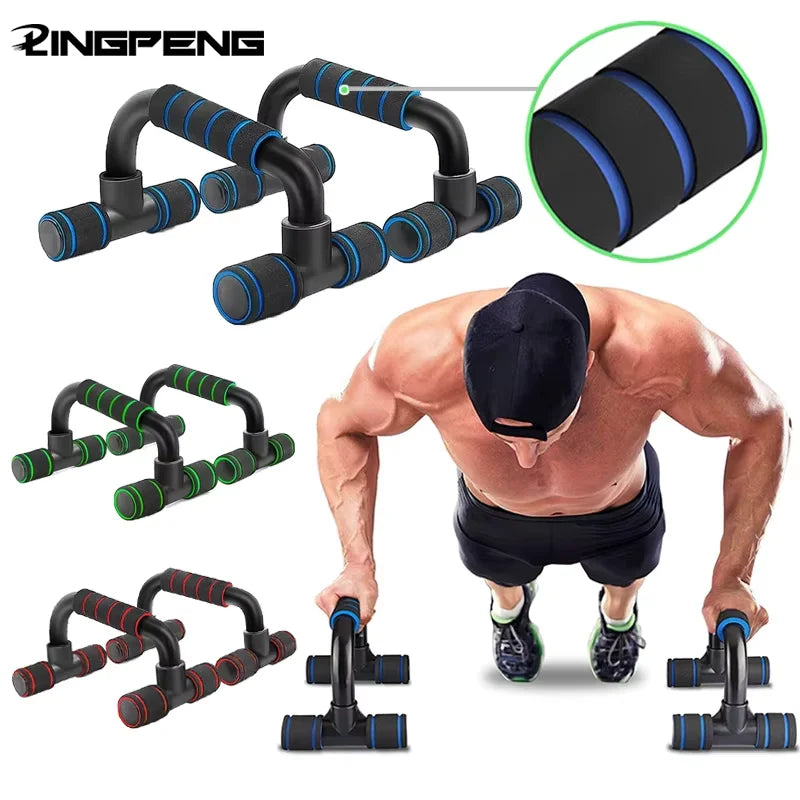 Coppia Maniglie Push-Up a U con Impugnatura in Spugna – Rack per Pettorali, Tricipiti e Addome, per Palestra e Casa