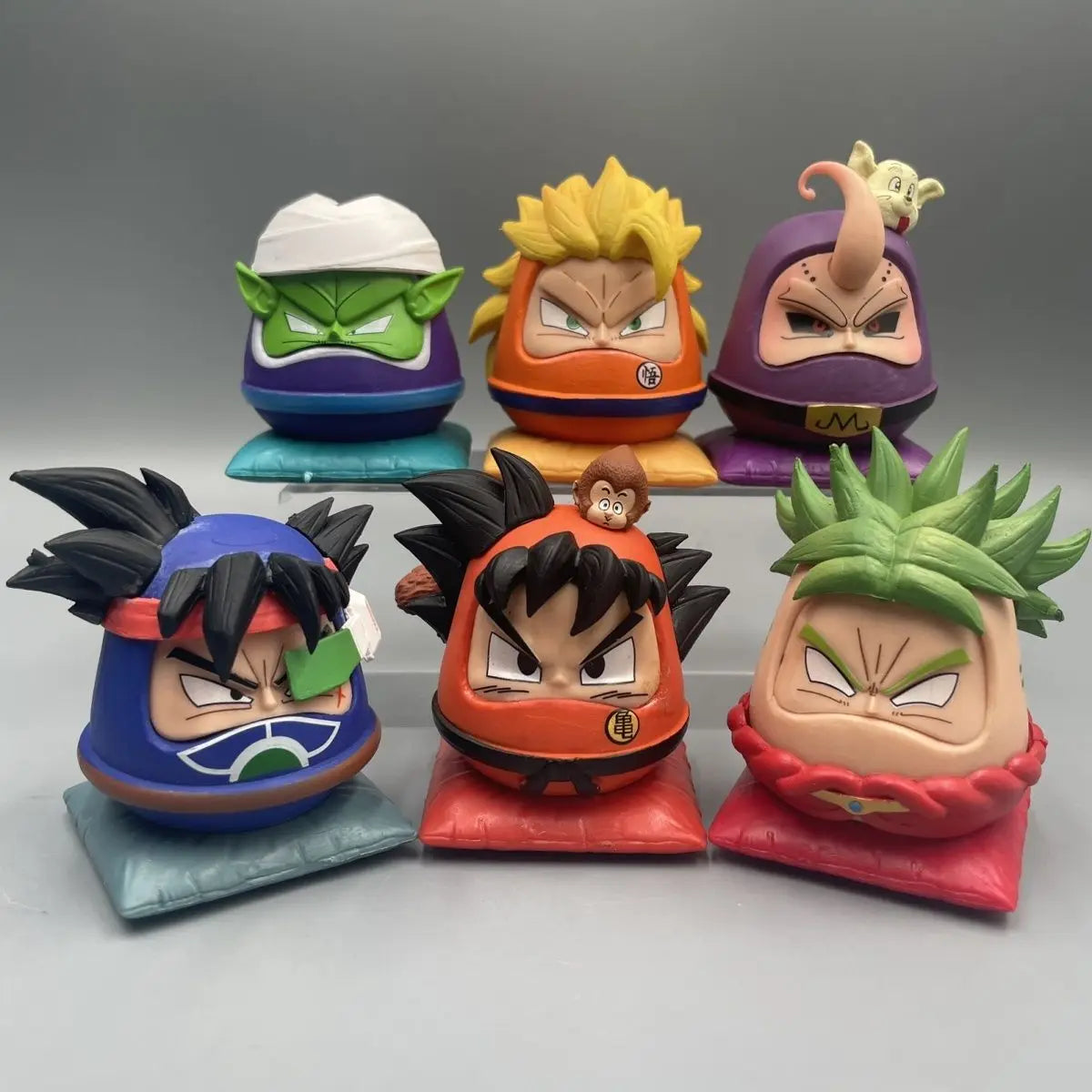 Action Figure Dragon Ball Z Bandai – Goku, Vegeta, Broly e altri – Statuetta Resina 1/12, Decorazione Auto e Scrivania, Idea Regalo