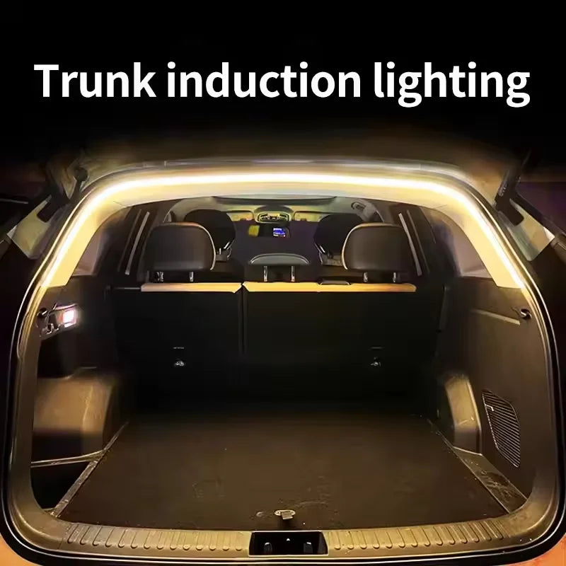 Striscia LED per Bagagliaio Auto – Luce Ambiente ad Alta Luminosità con Sensore Automatico