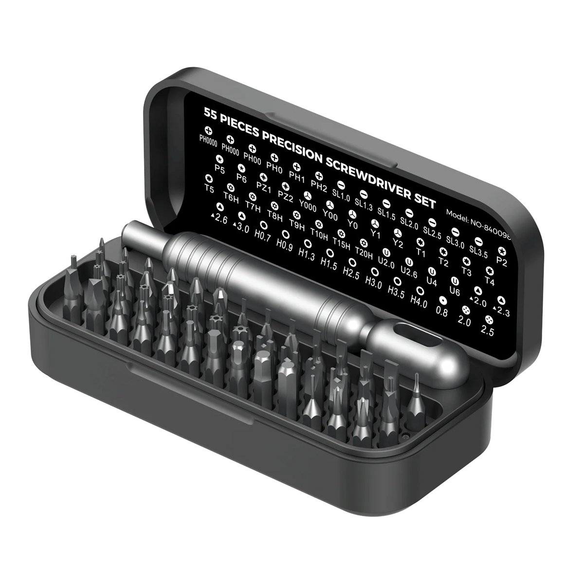 Kit Cacciaviti di Precisione 55 in 1 Magnetici – Riparazione Elettronica, Telefono, Laptop, Orologi, Fai da Te