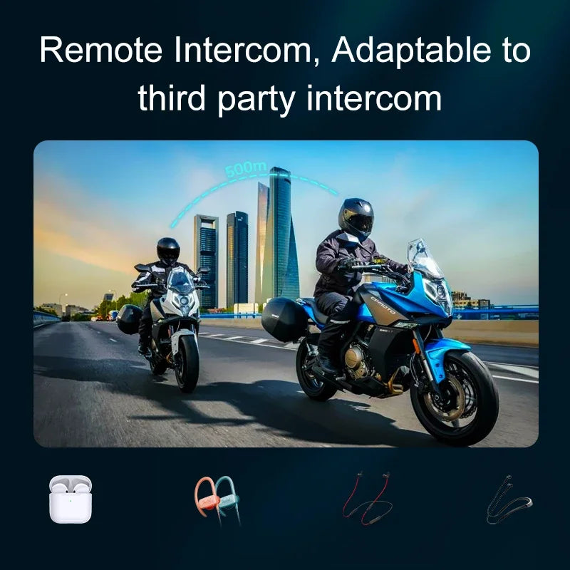 Interfono Bluetooth per casco moto Y12 Pro
