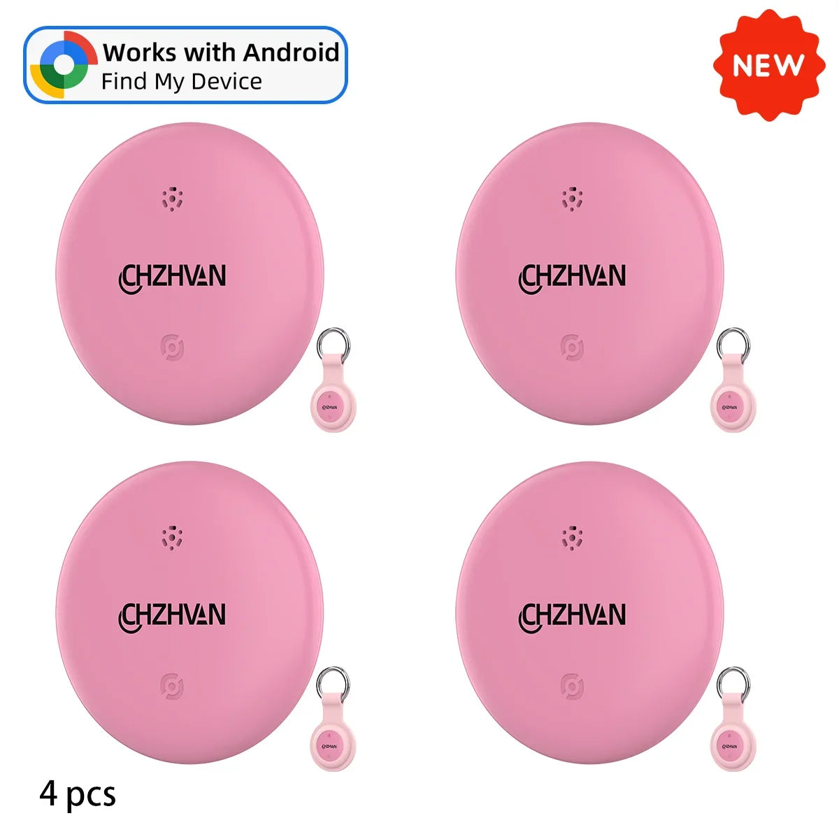 Mini Tracker Bluetooth per Android – Localizzatore Smart per Chiavi, Borsa e Bagagli, Compatibile con Google Find Hub