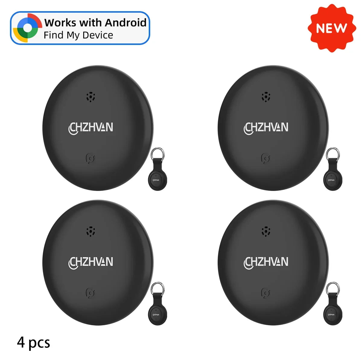 Mini Tracker Bluetooth per Android – Localizzatore Smart per Chiavi, Borsa e Bagagli, Compatibile con Google Find Hub