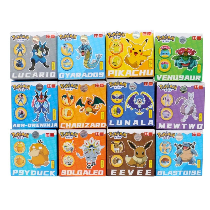 Action Figure Pokémon – Pikachu, Gengar, Dragonite, Snorlax e altri | Modello Pocket Monsters in PVC