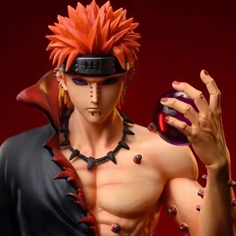Action Figure Pain Akatsuki – Naruto Shippuden | Versione Mantello Rosso in PVC 23cm