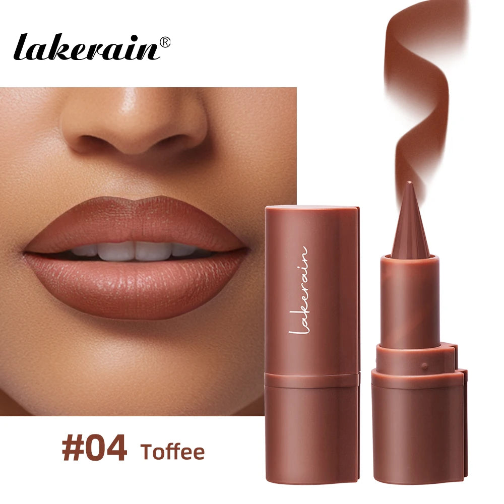 Matita Labbra Lakerain – Effetto Velluto Matte, Waterproof, Lunga Durata, Contorno e Colore Tutto in Uno, 3g