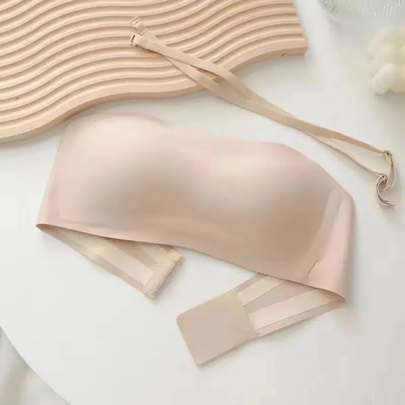Reggiseno Tubo Senza Spalline Seamless – Push Up Invisibile, Antiscivolo, Senza Ferretto | Lingerie Donna