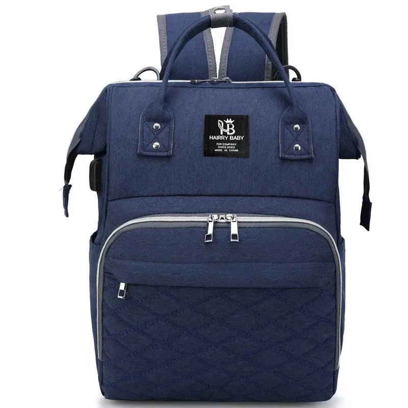 Zaino Fasciatoio Mommy Bag – Borsa Pannolini Grande Capacità con Tappetino Cambio
