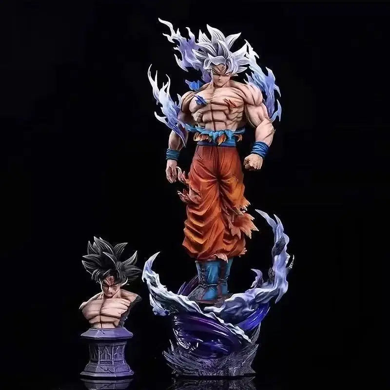 Statua Son Goku Ultra Istinto Dragon Ball Super – Figura GK 21cm Scala 1/8 con Base Effetti Speciali