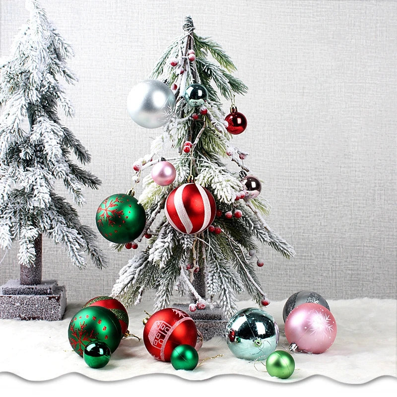Set 44 palline di Natale da 3-6 cm