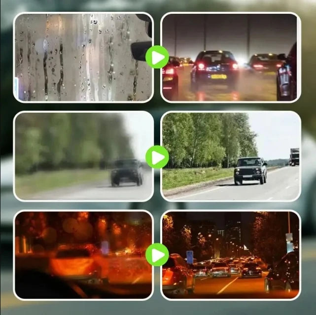 Rimuovi film oleoso per vetri auto con protezione