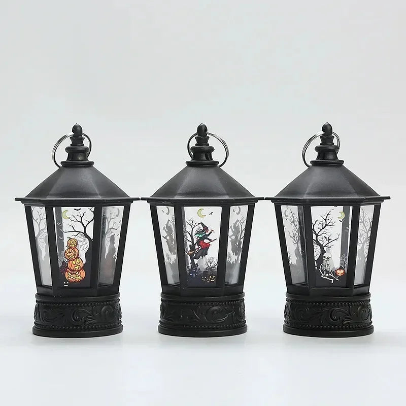 Lanterna LED Halloween retrò da appendere