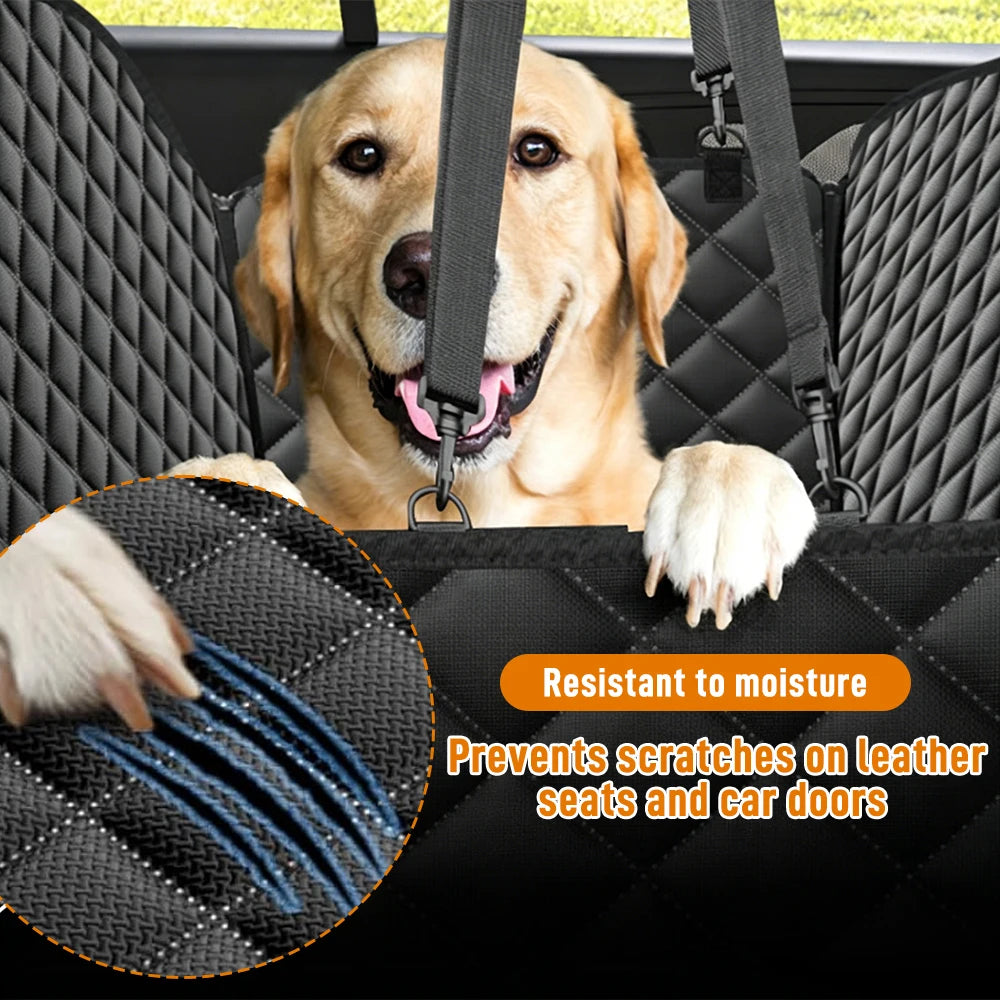 Coprisedile Auto per Cani 137×147 cm – 5 Strati Rinforzati, Impermeabile, Antigraffio, Protezione Laterale, Universale per Auto, SUV e Camion