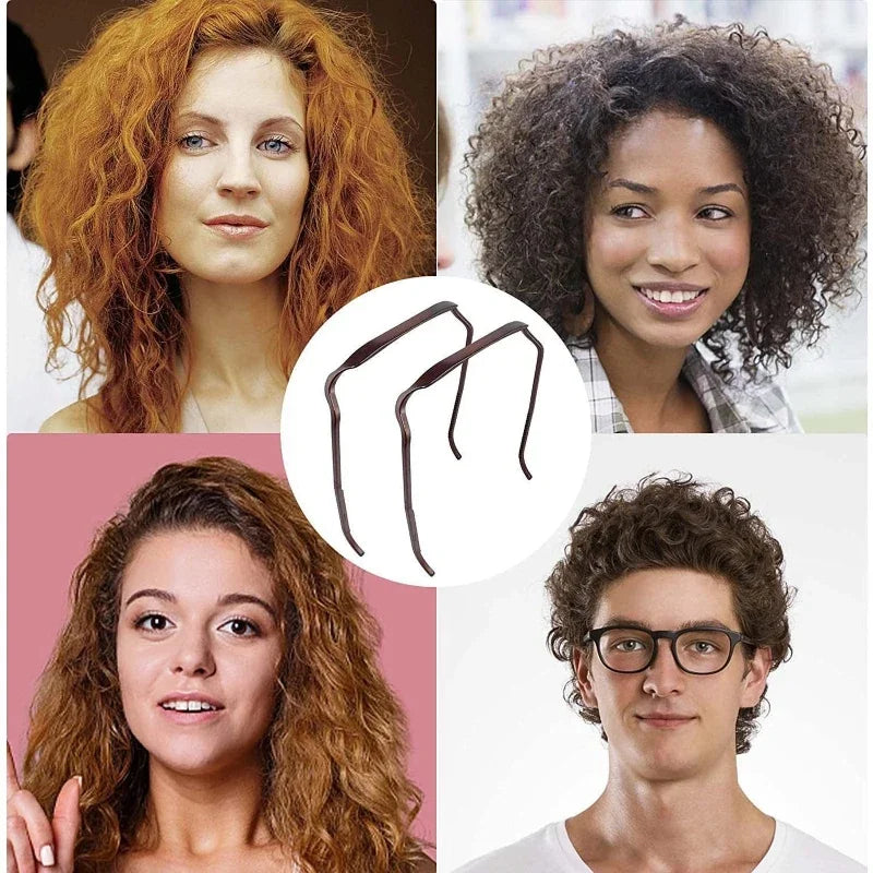 Fascia Capelli a Onda con Clip Occhiali – Accessorio Minimalista Versatile per Donna