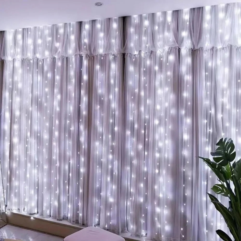 Tenda luminosa LED USB con telecomando