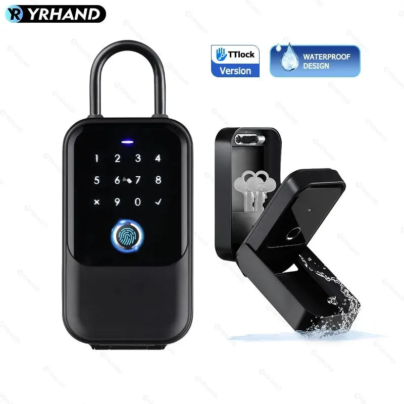 Cassetta Portachiavi Smart TTlock/Tuya WiFi Bluetooth – Impronta Digitale, Codice, App, Scheda IC, IP66