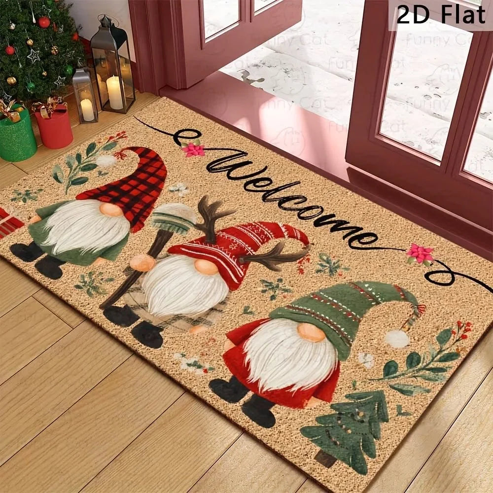 Zerbino natalizio 40×60 cm con grafiche festive