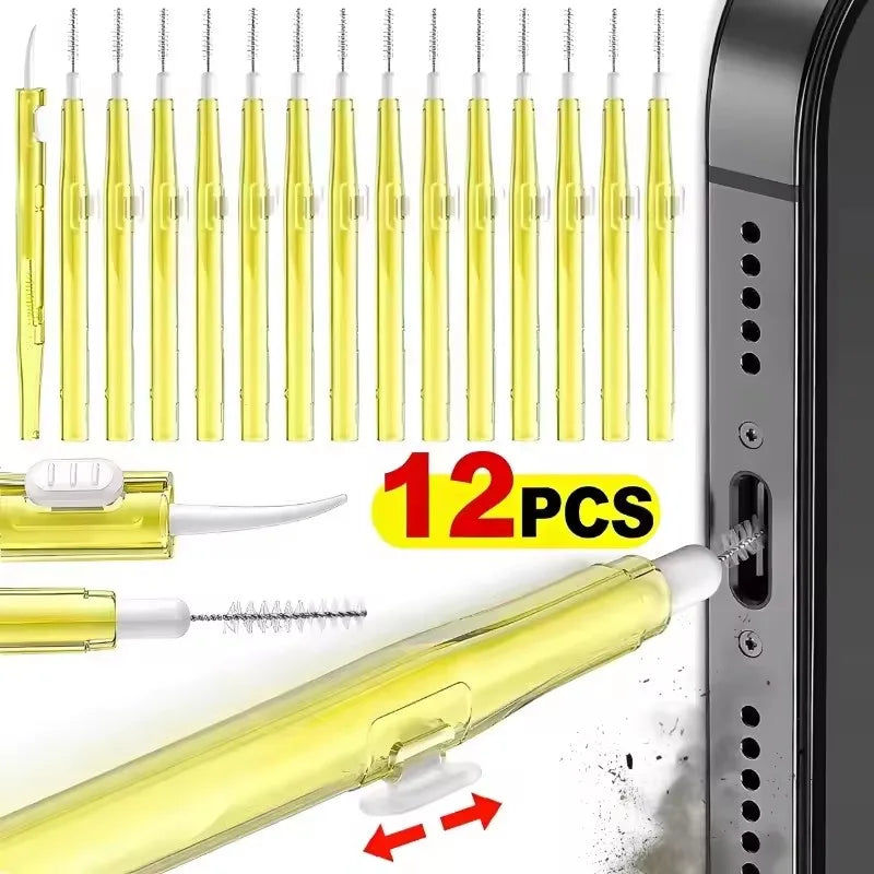 Kit retrattile per pulizia porte di ricarica