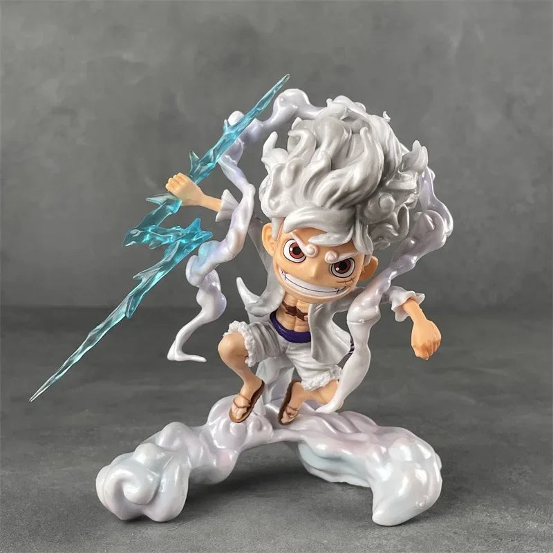 One Piece – Figura Q-Version Seduta 13cm | Luffy, Zoro, Sanji, Ace, Yamato | Modello PVC da Collezione, Idea Regalo