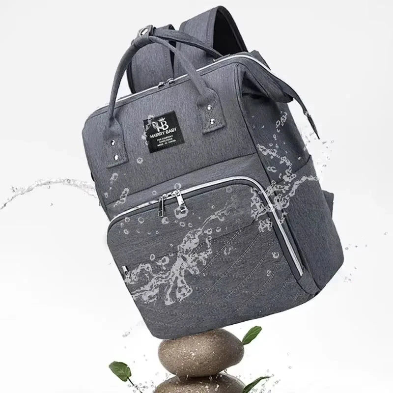 Zaino Fasciatoio Mommy Bag – Borsa Pannolini Grande Capacità con Tappetino Cambio