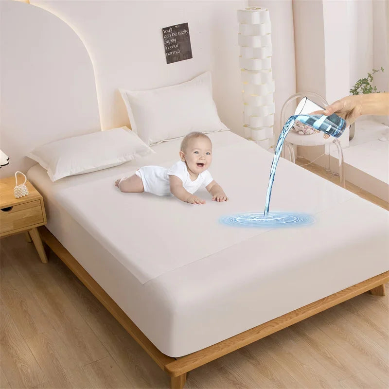 Lenzuolo Impermeabile TPU – Traversa Impermeabile per Adulti, Neonati, Anziani, Donne in Gravidanza, Spa e Coppia, 100% Poliestere