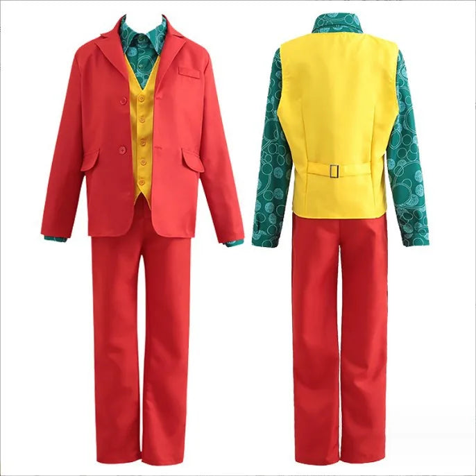 Costume Joker Arthur Fleck con opzione parrucca verde