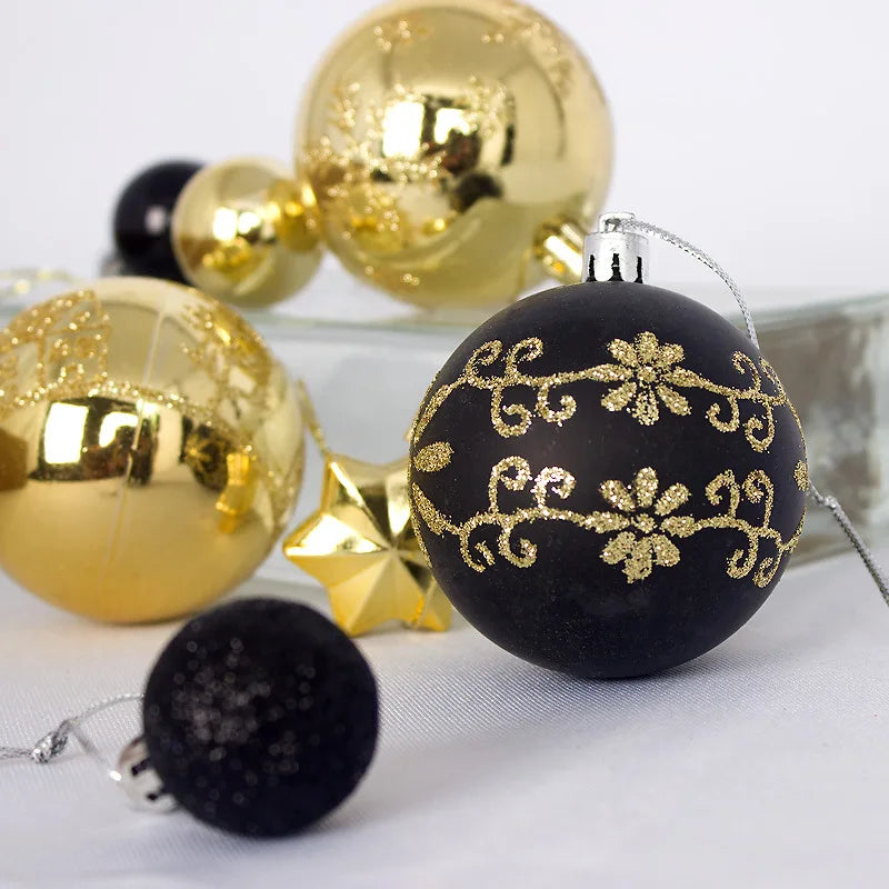Set 44 palline di Natale da 3-6 cm