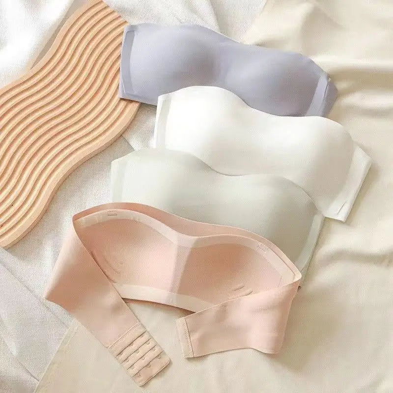 Reggiseno Tubo Senza Spalline Seamless – Push Up Invisibile, Antiscivolo, Senza Ferretto | Lingerie Donna