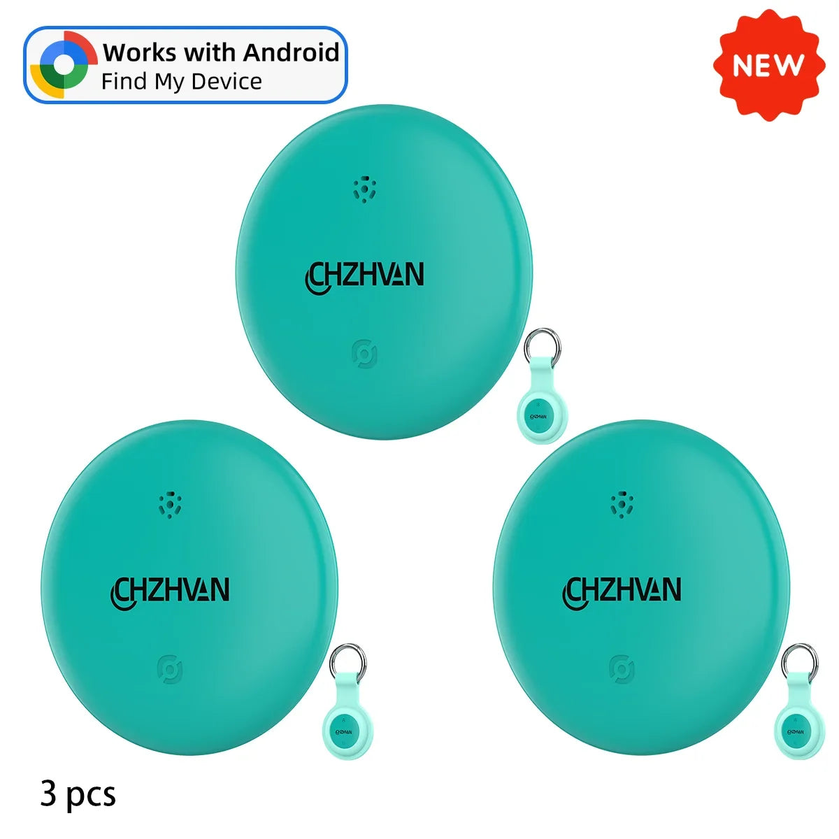 Mini Tracker Bluetooth per Android – Localizzatore Smart per Chiavi, Borsa e Bagagli, Compatibile con Google Find Hub