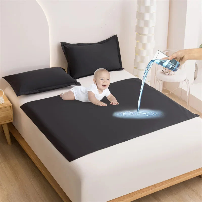 Lenzuolo Impermeabile TPU – Traversa Impermeabile per Adulti, Neonati, Anziani, Donne in Gravidanza, Spa e Coppia, 100% Poliestere