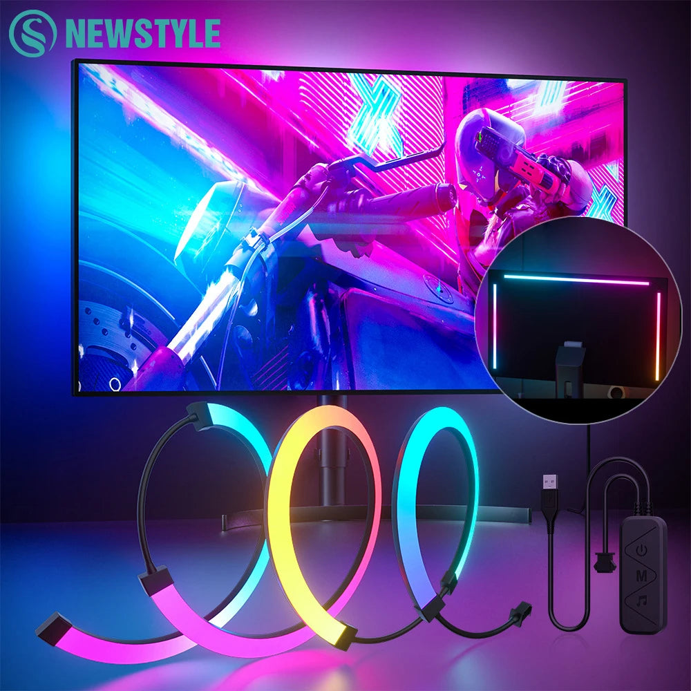 Striscia LED RGB per monitor con sincronizzazione schermo