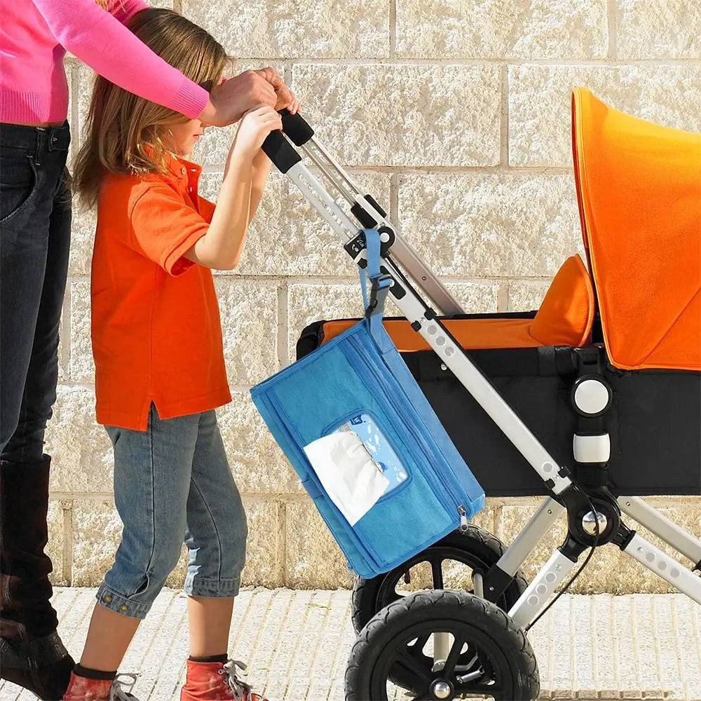 Fasciatoio Portatile con Tasche – Impermeabile, Pieghevole | Kit Cambio Pannolino da Viaggio, Idea Regalo Bebè