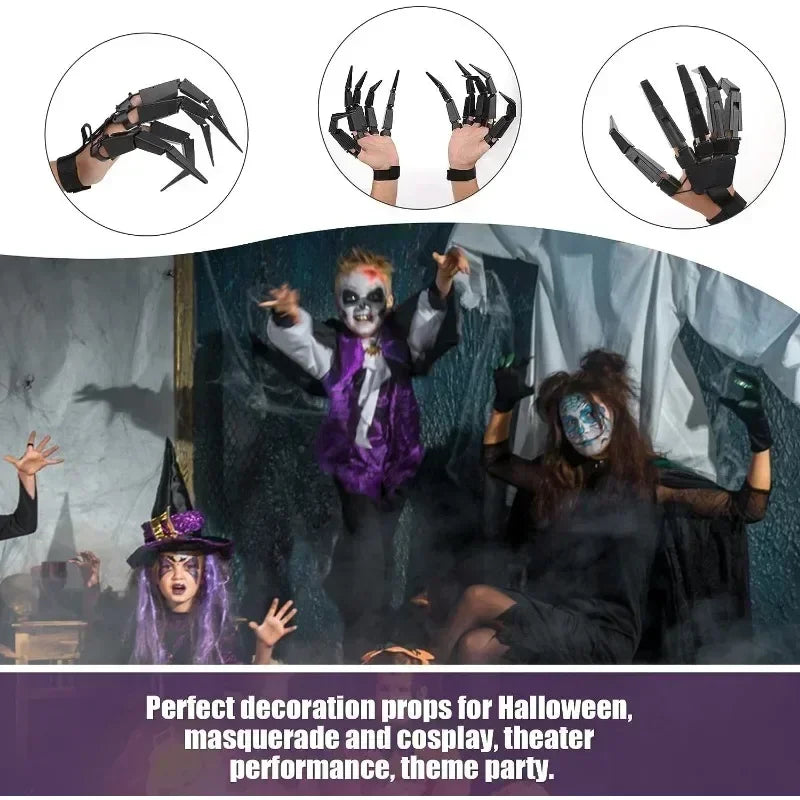 Dita scheletriche articolate per Halloween