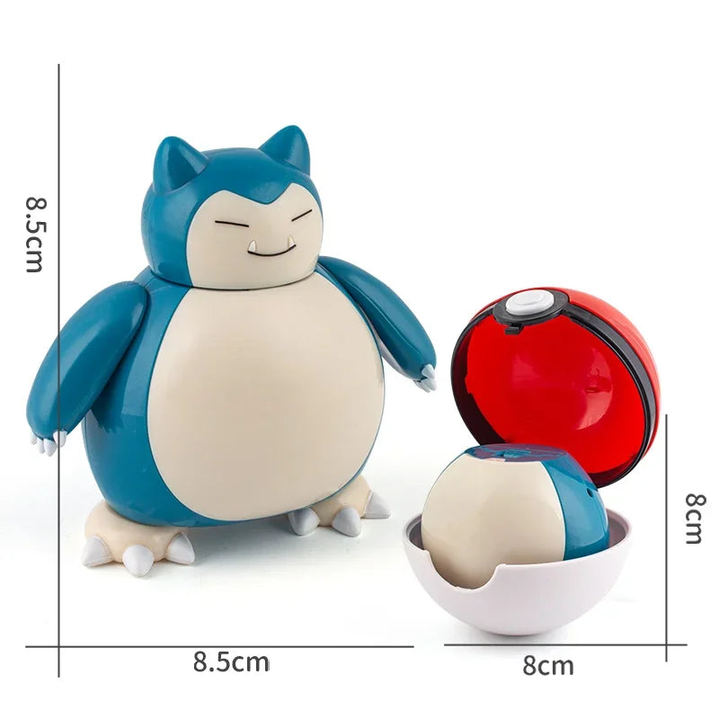 Action Figure Pokémon – Pikachu, Gengar, Dragonite, Snorlax e altri | Modello Pocket Monsters in PVC