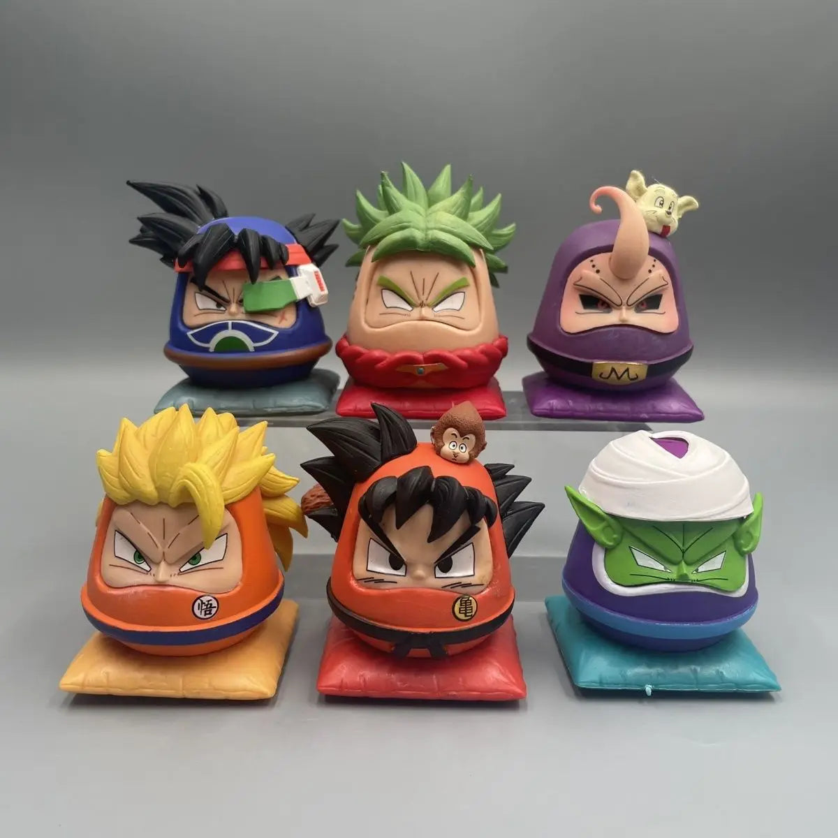 Action Figure Dragon Ball Z Bandai – Goku, Vegeta, Broly e altri – Statuetta Resina 1/12, Decorazione Auto e Scrivania, Idea Regalo