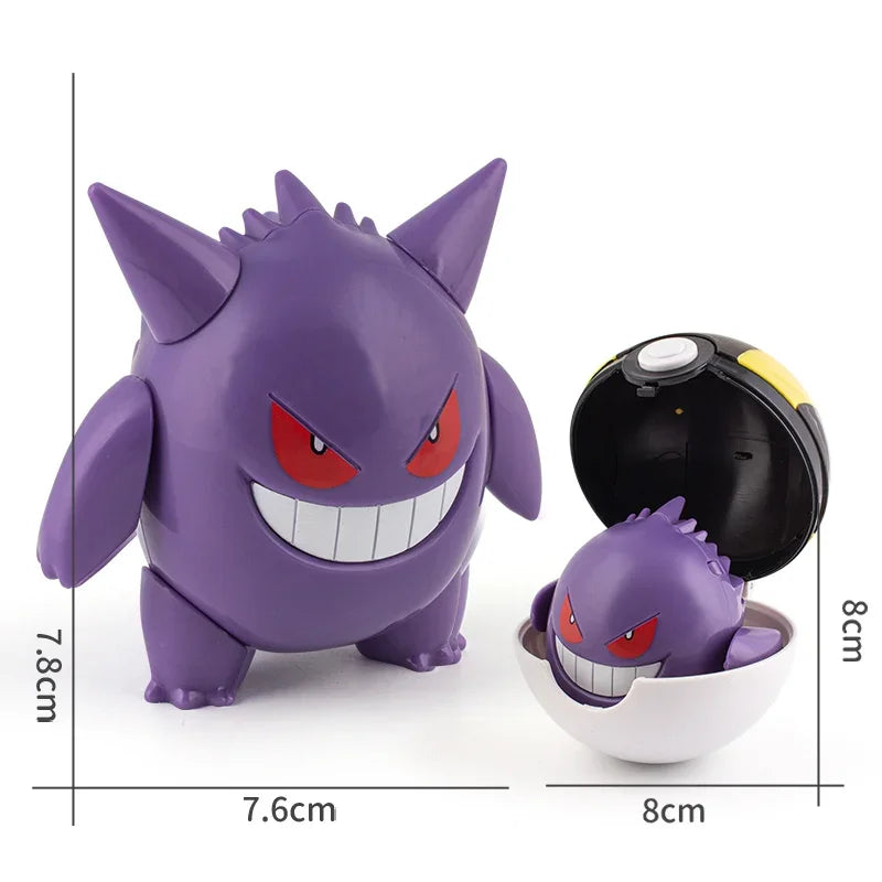 Action Figure Pokémon – Pikachu, Gengar, Dragonite, Snorlax e altri | Modello Pocket Monsters in PVC
