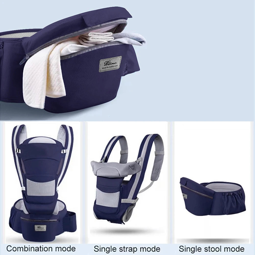 Marsupio Ergonomico Neonato – Porta Bambino Ergonomico con Supporto Anca