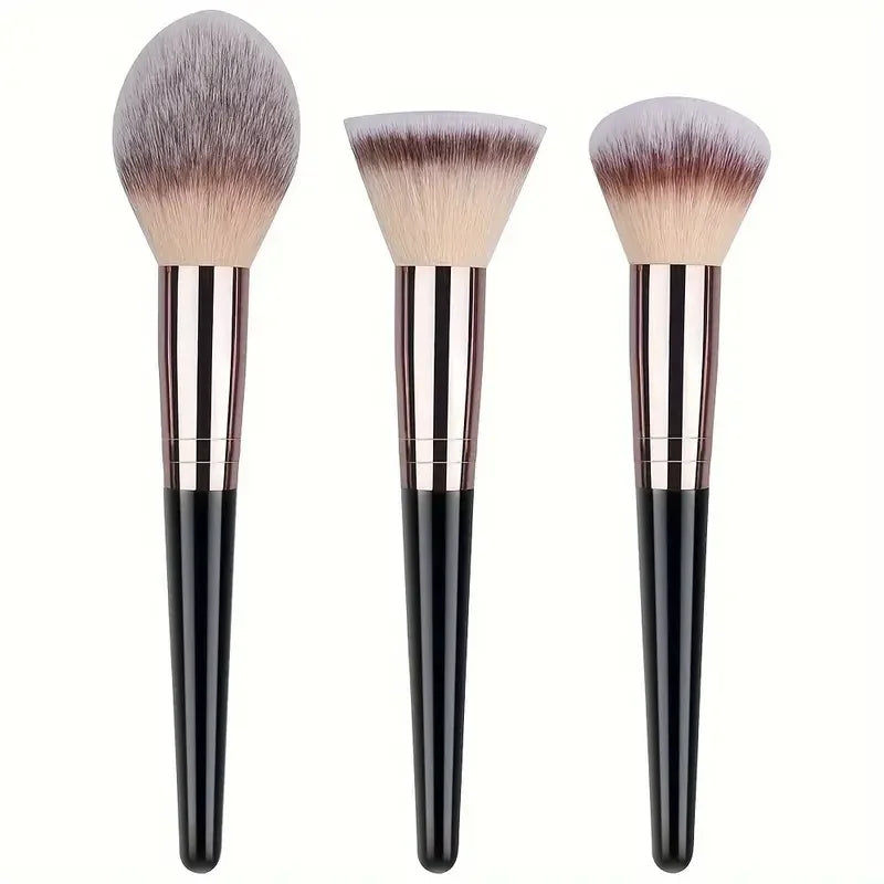 Set Pennelli Make-up Professionali – 3/10/15/18/20 pz, Setole Morbide, Fondotinta, Occhi, Blush e Contouring + Spugnetta Opzionale