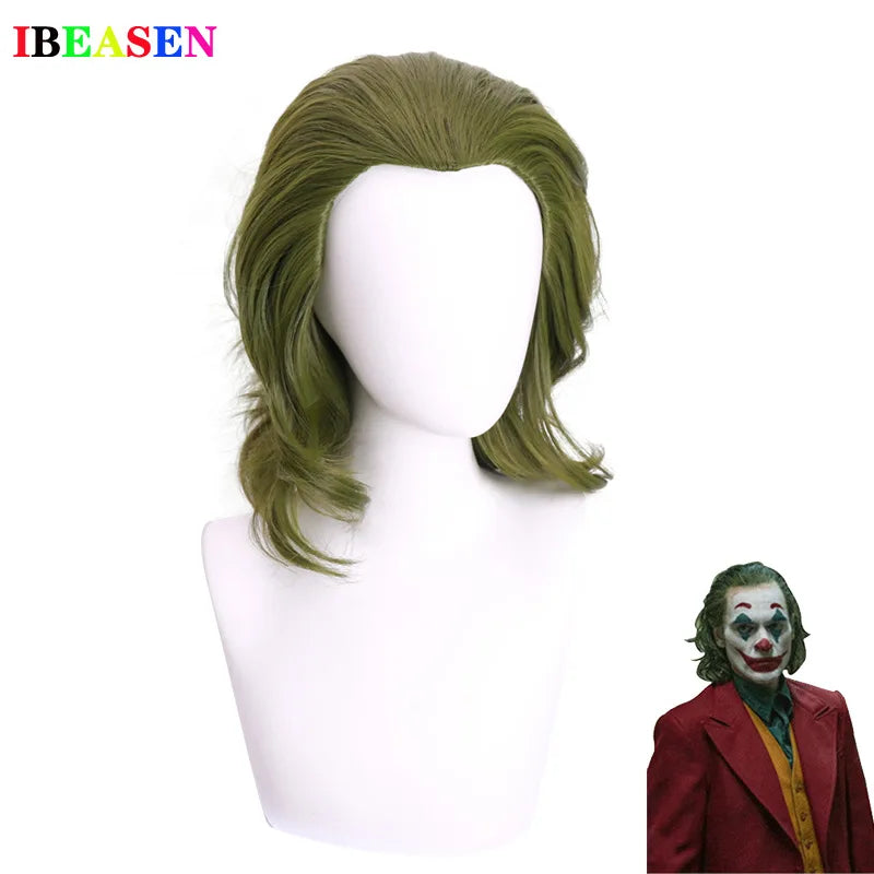 Costume Joker Arthur Fleck con opzione parrucca verde