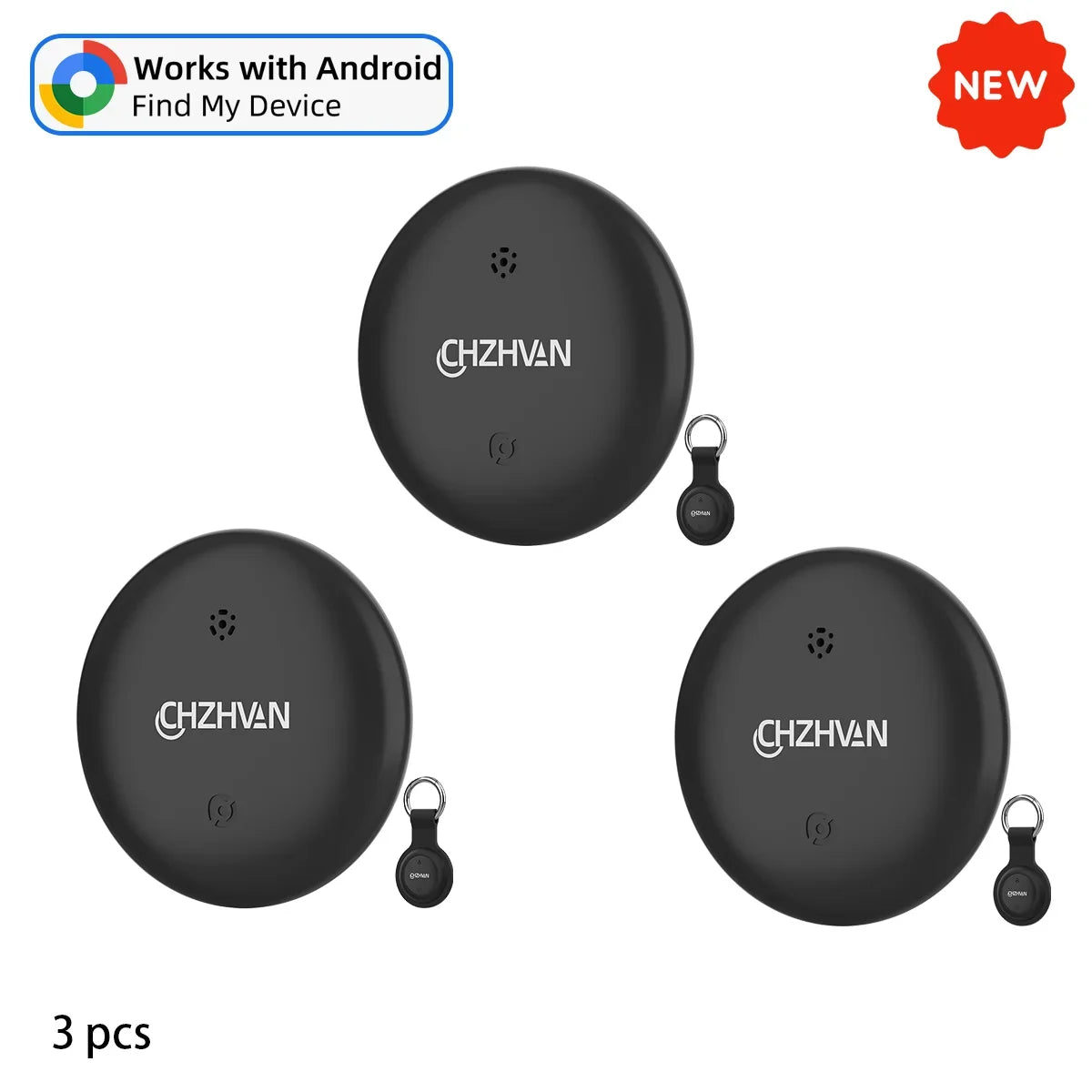 Mini Tracker Bluetooth per Android – Localizzatore Smart per Chiavi, Borsa e Bagagli, Compatibile con Google Find Hub