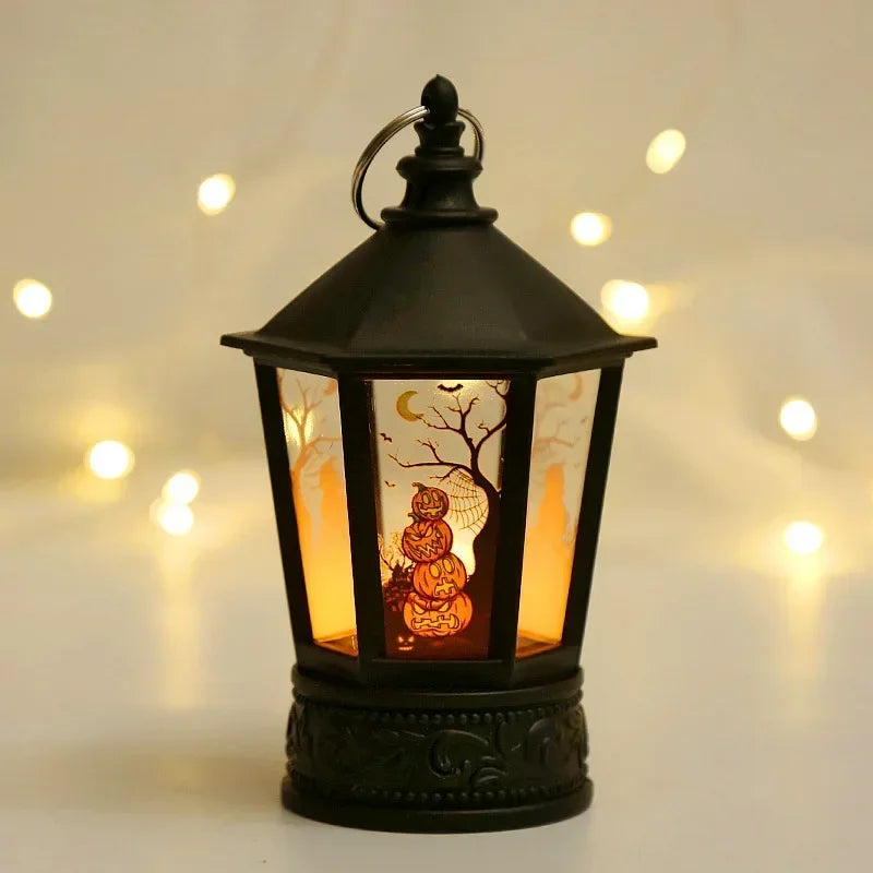 Lanterna LED Halloween retrò da appendere