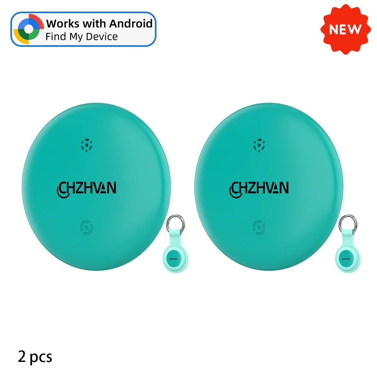 Mini Tracker Bluetooth per Android – Localizzatore Smart per Chiavi, Borsa e Bagagli, Compatibile con Google Find Hub