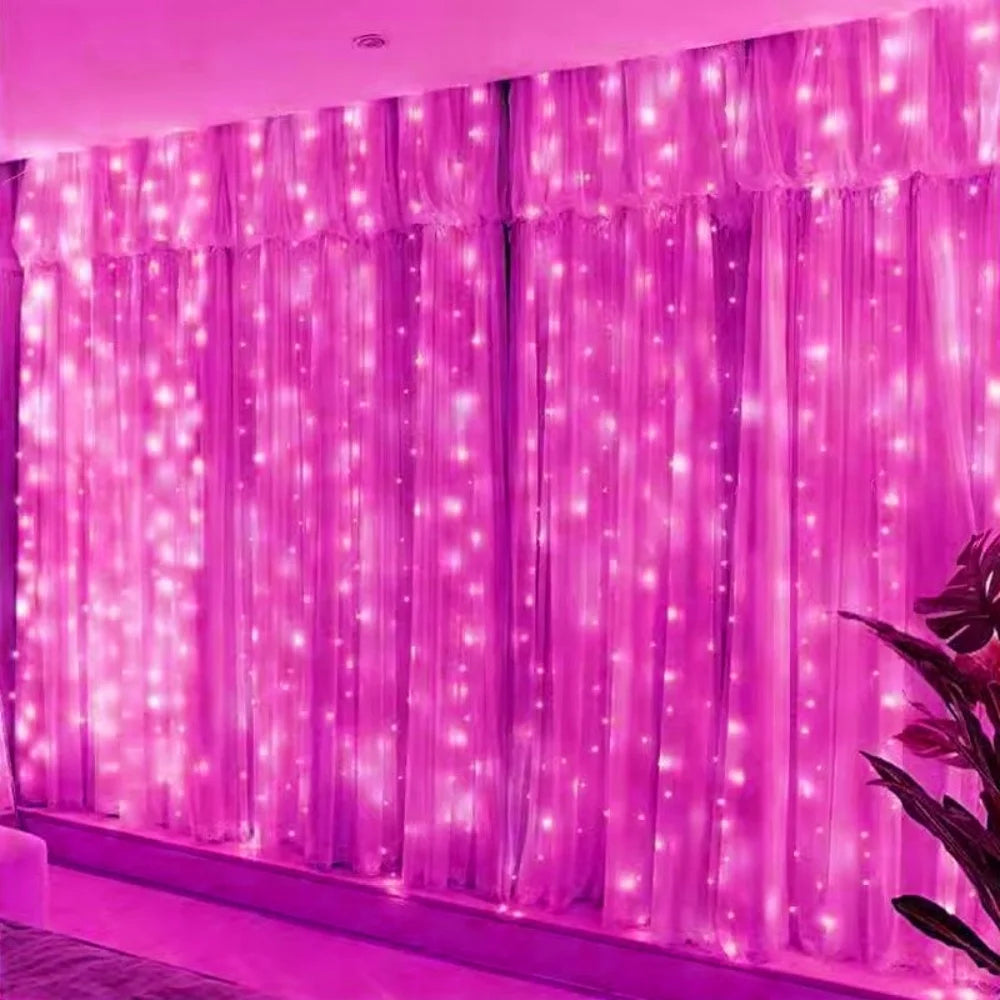 Tenda luminosa LED USB con telecomando