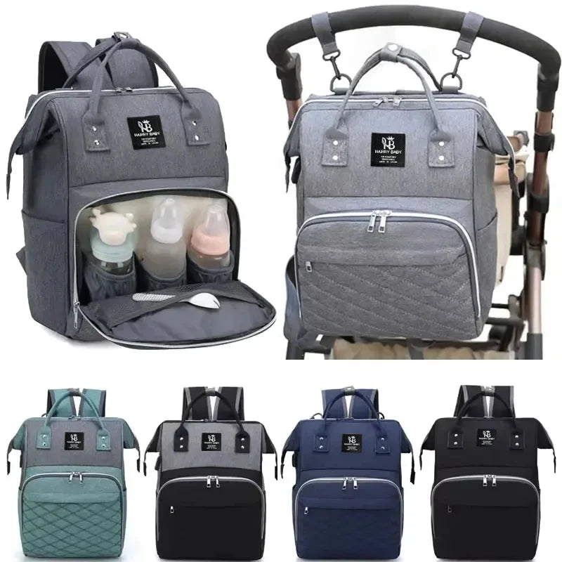 Zaino Fasciatoio Mommy Bag – Borsa Pannolini Grande Capacità con Tappetino Cambio
