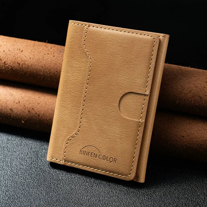 Portacarte magnetico MagSafe in pelle con supporto