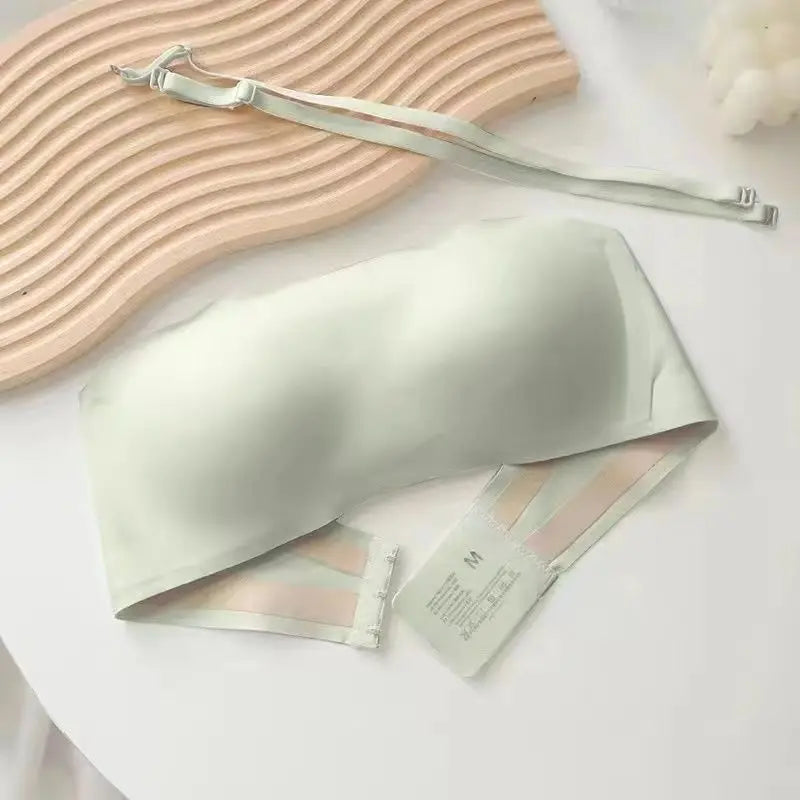 Reggiseno Tubo Senza Spalline Seamless – Push Up Invisibile, Antiscivolo, Senza Ferretto | Lingerie Donna