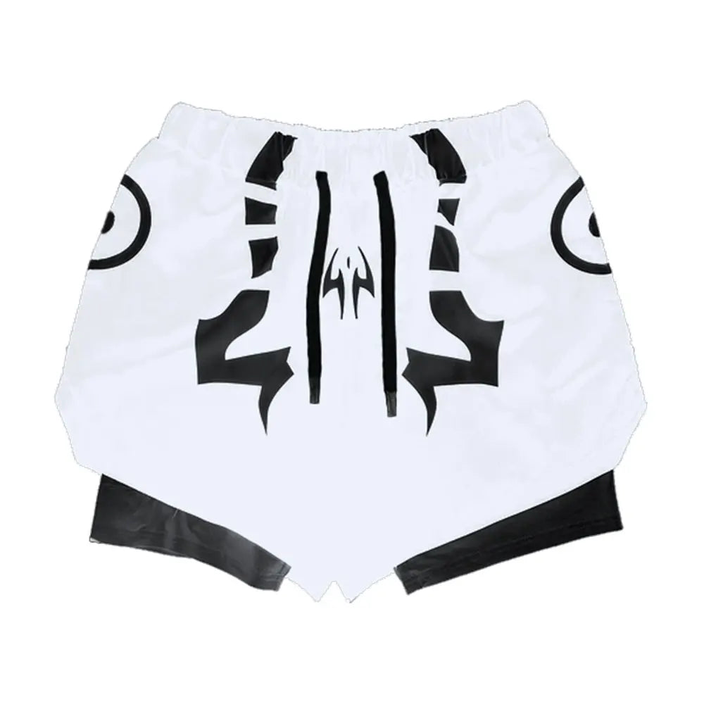 Set Compressione Anime Jujutsu Kaisen – Maglia 3D + Shorts da Palestra, Asciugatura Rapida, per Uomo