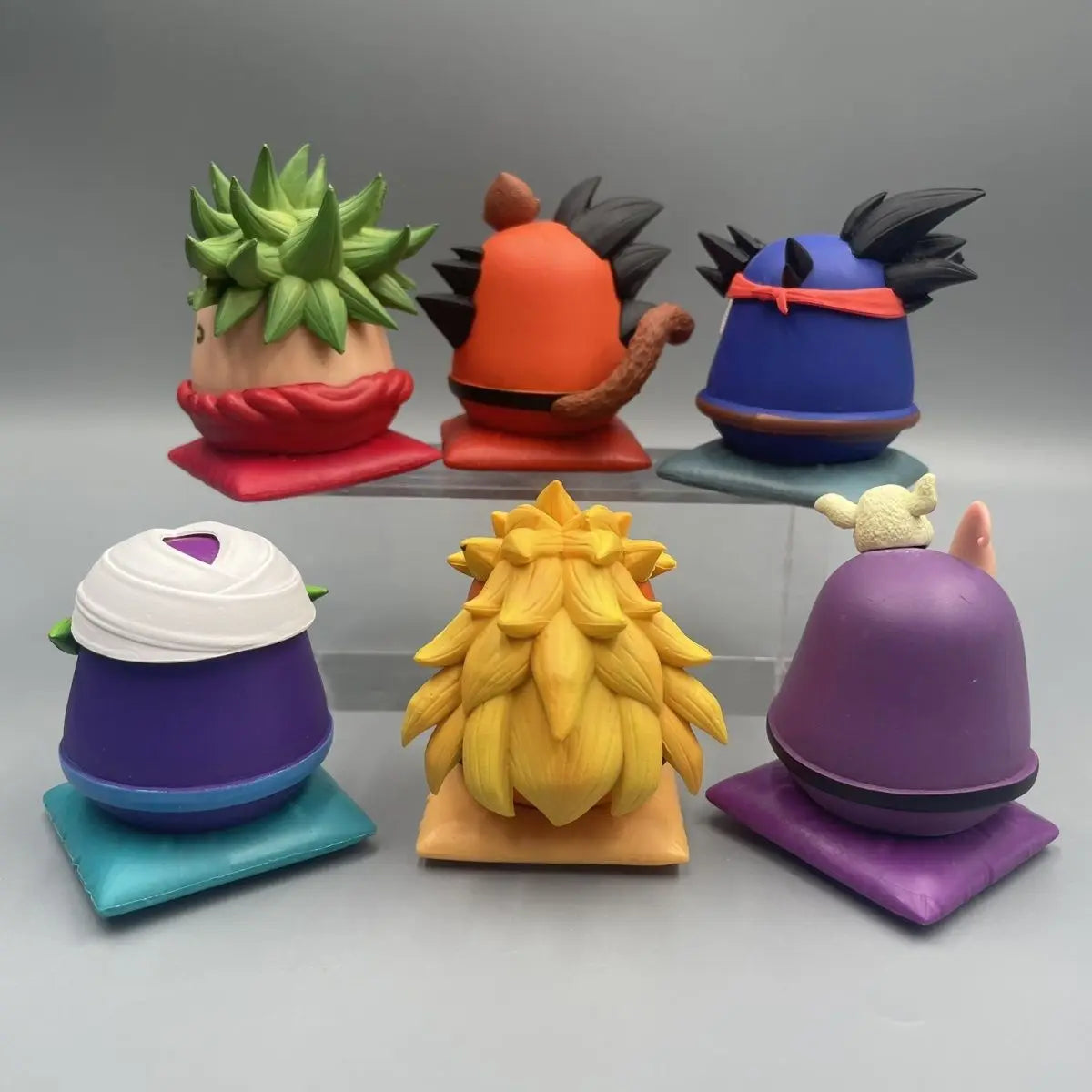 Action Figure Dragon Ball Z Bandai – Goku, Vegeta, Broly e altri – Statuetta Resina 1/12, Decorazione Auto e Scrivania, Idea Regalo