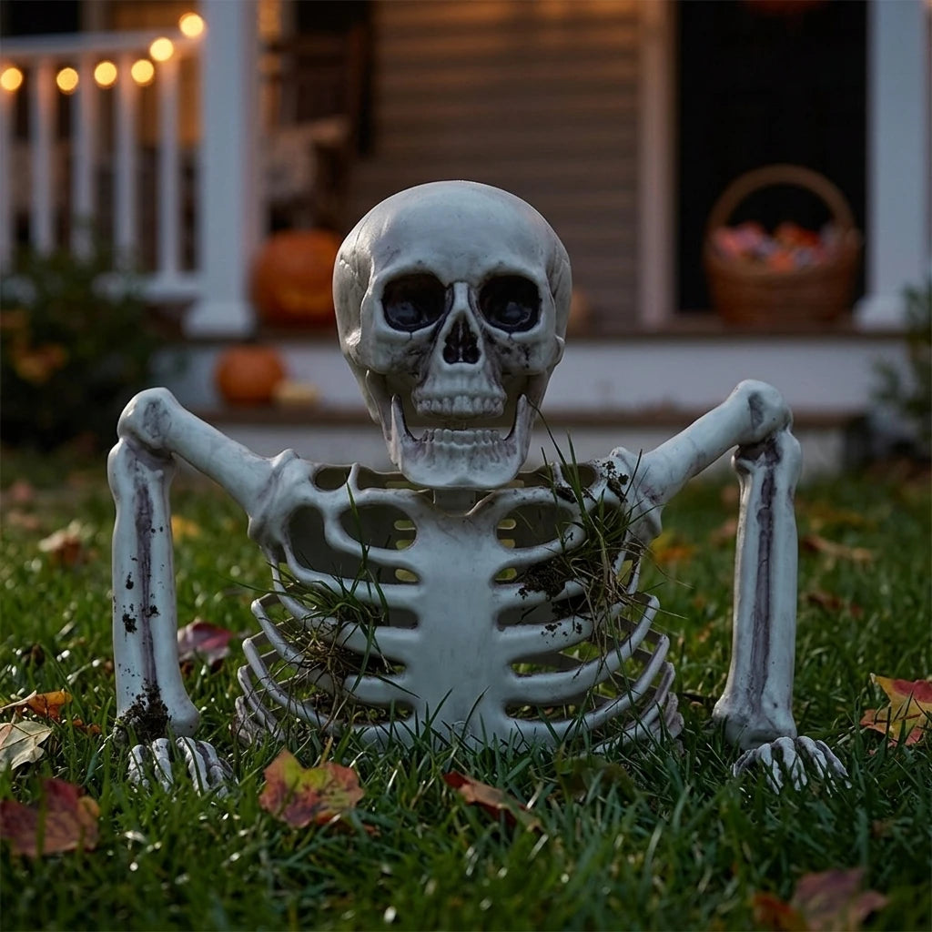 Scheletro realistico Halloween con articolazioni mobili