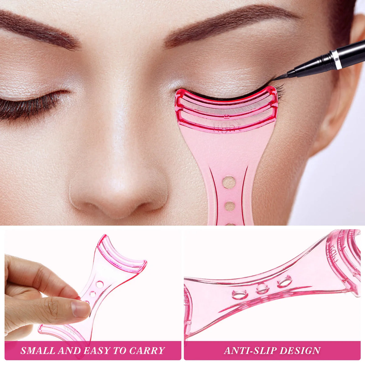 Kit Accessori Makeup – Mascara Shield, Stencil Eyeliner e Pettine Applicatore Ciglia